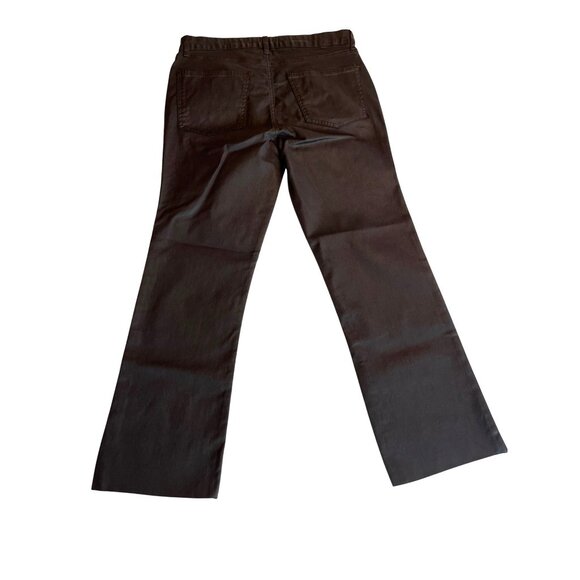 Zara Womens Dreed Flare Pants Size 8 Black 76j - Picture 2 of 7